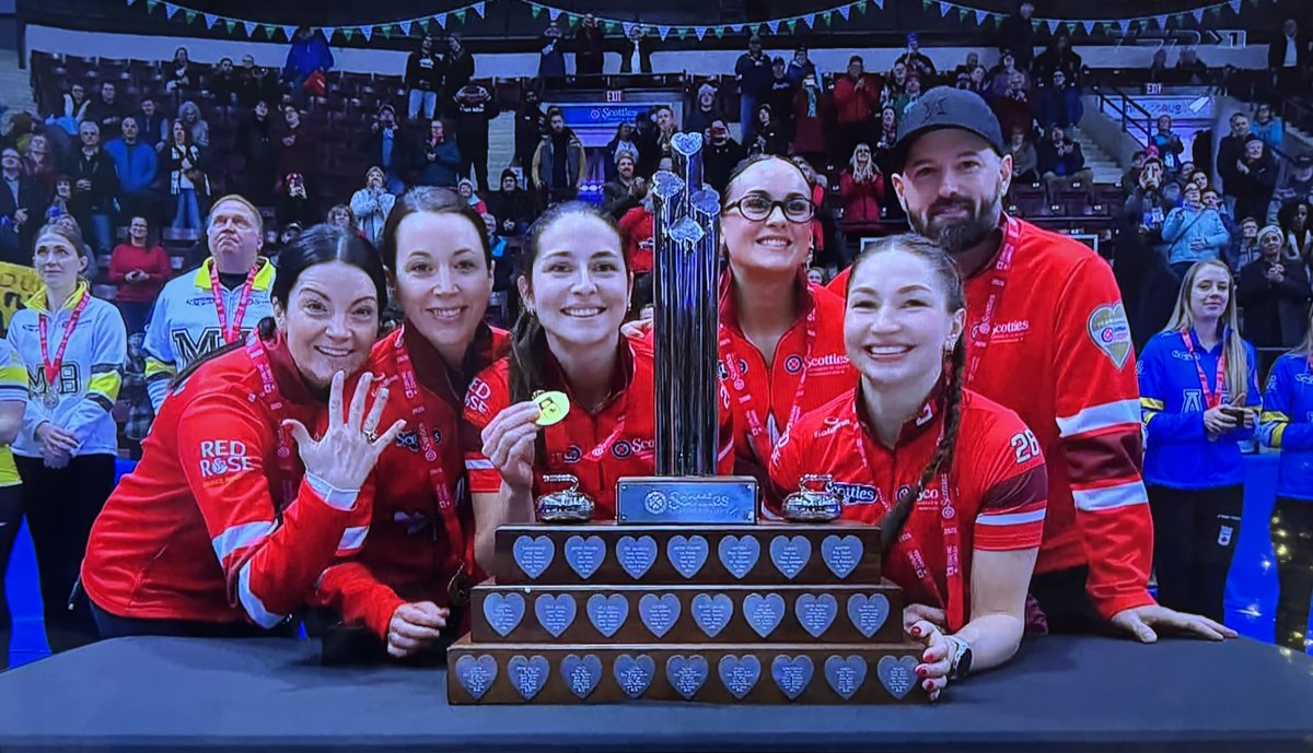 Our niece, Team Canada Kerri Einarson wins 2026 STOH Canadian Womens Curling Championship!